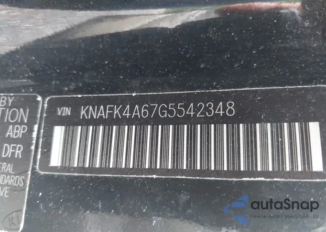 2016 Kia Forte Lx from USA, damaged, VIN KNAFK4A67G5542348
